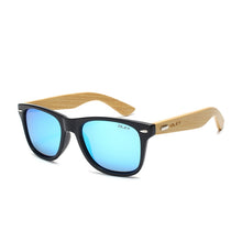 Load image into Gallery viewer, OLEY  Brand Bamboo Leg Polarized Sunglasses men Classic Square goggle  Retro Female sun glasses Customizable logo YZ2140