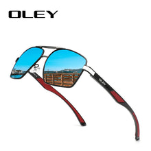 Load image into Gallery viewer, OLEY Brand Design Classic Pilot Polarized Sunglasses Men's Aluminum Color-Change Lens Goggles Oculos de sol Accept custom logo