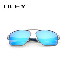Load image into Gallery viewer, OLEY Brand Design Classic Pilot Polarized Sunglasses Men's Aluminum Color-Change Lens Goggles Oculos de sol Accept custom logo