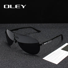 Load image into Gallery viewer, OLEY Brand Polarized Sunglasses Men Classic pilot sun glasses Driving anti-glare UV400 goggles For Men women YA541