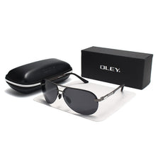 Load image into Gallery viewer, OLEY Brand Polarized Sunglasses Men Classic pilot sun glasses Driving anti-glare UV400 goggles For Men women YA541