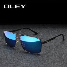 Load image into Gallery viewer, OLEY Brand Polarized Sunglasses Men  Classic Square glasses  For Women Oculos masculino Male Customizable logo Y1923