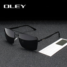 Load image into Gallery viewer, OLEY Brand Polarized Sunglasses Men  Classic Square glasses  For Women Oculos masculino Male Customizable logo Y1923