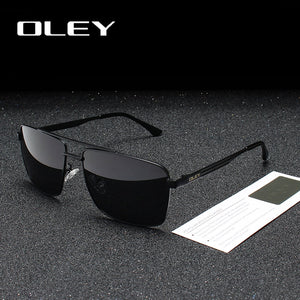 OLEY Brand Polarized Sunglasses Men  Classic Square glasses  For Women Oculos masculino Male Customizable logo Y1923