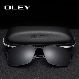 OLEY Brand Polarized Sunglasses Men  Classic Square glasses  For Women Oculos masculino Male Customizable logo Y1923