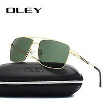 Load image into Gallery viewer, OLEY Brand Polarized Sunglasses Men  Classic Square glasses  For Women Oculos masculino Male Customizable logo Y1923