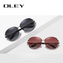 Load image into Gallery viewer, OLEY Womens Polarized Sunglasses Women Butterfly Diamond Classic Sun Glasses HD lens UV400 goggles