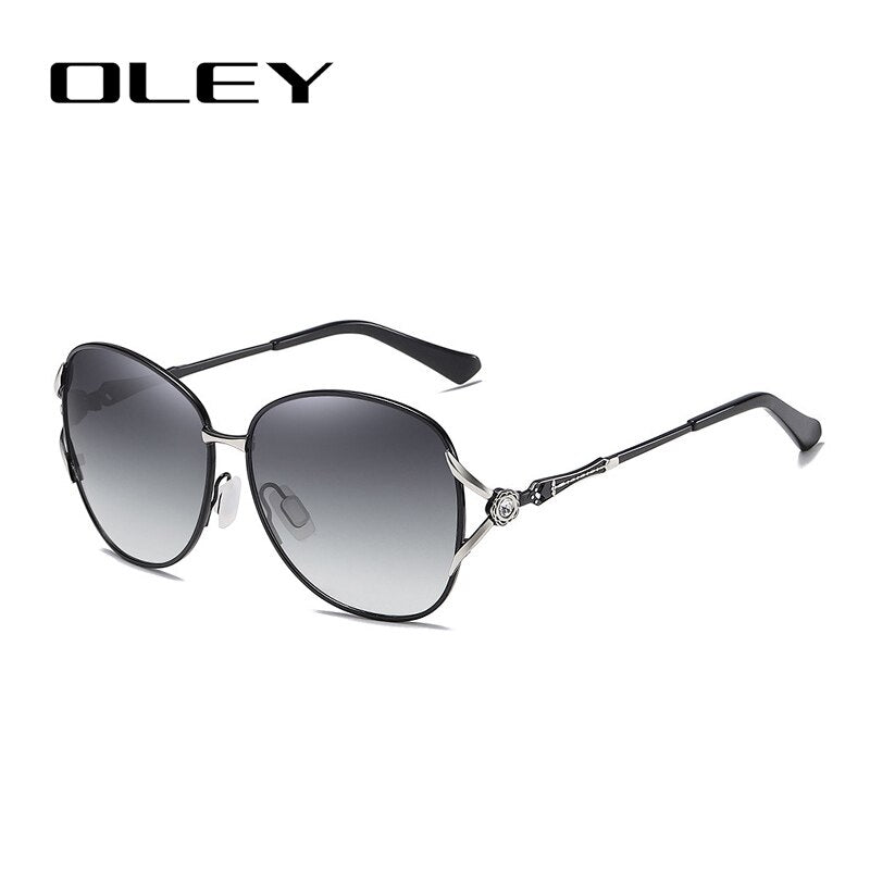 OLEY Womens Polarized Sunglasses Women Butterfly Diamond Classic Sun Glasses HD lens UV400 goggles