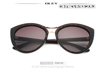 Load image into Gallery viewer, OLEY High Quality Cat Eye Sunglasses Women brand designer Polarized Sun Glasses for woman Driving goggles gafas zonnebril dames