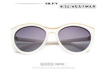 Load image into Gallery viewer, OLEY High Quality Cat Eye Sunglasses Women brand designer Polarized Sun Glasses for woman Driving goggles gafas zonnebril dames