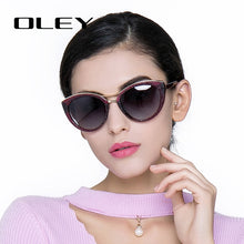 Load image into Gallery viewer, OLEY High Quality Cat Eye Sunglasses Women brand designer Polarized Sun Glasses for woman Driving goggles gafas zonnebril dames