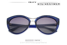 Load image into Gallery viewer, OLEY High Quality Cat Eye Sunglasses Women brand designer Polarized Sun Glasses for woman Driving goggles gafas zonnebril dames