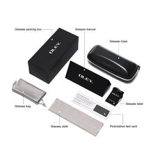 Load image into Gallery viewer, OLEY Men Polarized Sunglasses Aluminum Magnesium Sun Glasses Driving Glasses Rectangle For Men/Wome Oculos masculino Male