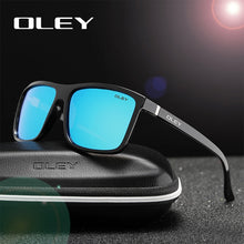 Carica l'immagine nel visualizzatore di Gallery, OLEY Polarized Men Sunglasses brand designer Retro Square Sun Glasses Accessories Unisex driving goggles oculos de sol Y6625