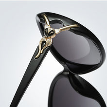 Load image into Gallery viewer, OLEY Retro Sunglasses women Polarized  brand designer big frame Fox eyewear diamond Oculos de sol femininos
