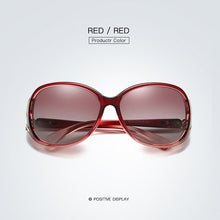Load image into Gallery viewer, OLEY Retro Sunglasses women Polarized  brand designer big frame Fox eyewear diamond Oculos de sol femininos