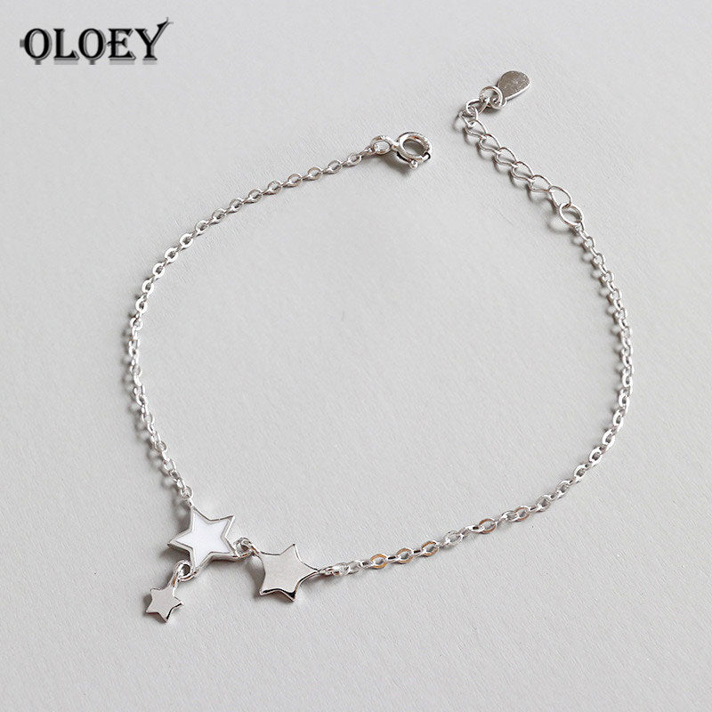 925 Sterling Silver Bracelet Simple Open Cuff Adjustable Bracelet & Bangle  For Women Wedding Jewelry Party Gifts Fashion Jewelry - Bangles - AliExpress
