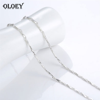 Collane con catene in argento sterling massiccio 925 adatte per ciondolo con ciondolo donna uomo gioielli di lusso regalo trasporto di goccia YMN041 