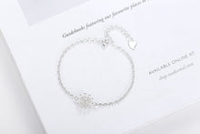 Load image into Gallery viewer, Wholesale Fashion Star Sweet Woman Girl Party Gift Silver Golden Fresh Daisy Sunflower 925 Sterling Silver Bracelet SZ124