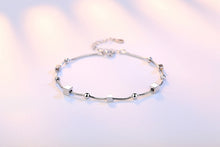 Load image into Gallery viewer, Wholesale Fashion Sweet Lovely Woman Couple Girl Party Gift Beads Cube Pentagram 925 Sterling Silver Bracelet Bangle SZ92