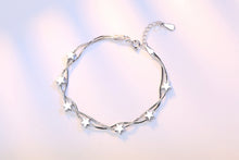 Load image into Gallery viewer, Wholesale Fashion Sweet Woman Girl Party Gift Love Window Cube Pentagram Snake Bone 925 Sterling Silver Bracelet SZ105