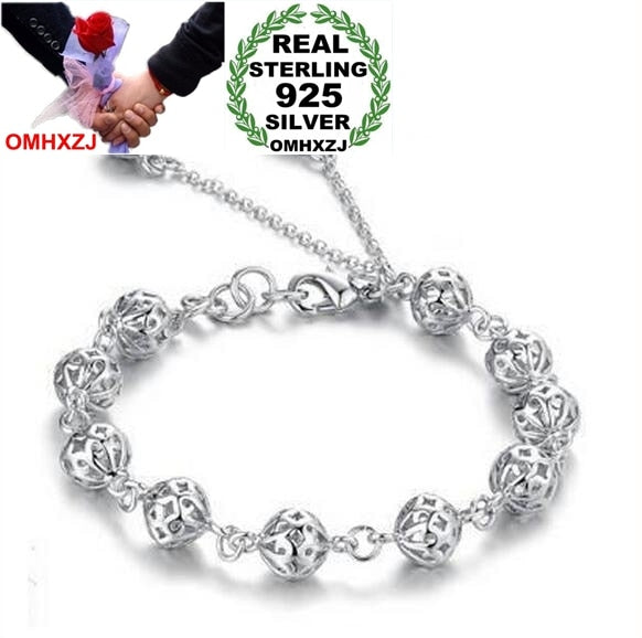 Wholesale Fashion joker present High Quality AAA Zircon 925 Sterling Silver Gift Women Exquisite Bracelets Bangles SZ44