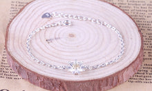 Load image into Gallery viewer, Wholesale Fashion present High Quality 925 Sterling Silver small fresh Daisy Sunflower Gift Women Bracelets Bangles SZ28