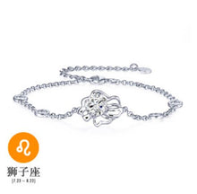 Load image into Gallery viewer, Wholesale Fashion present High Quality AAA Zircon 925 Sterling Silver 12 Constellation Gift Women Bracelets Bangles SZ27