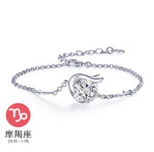 Load image into Gallery viewer, Wholesale Fashion present High Quality AAA Zircon 925 Sterling Silver 12 Constellation Gift Women Bracelets Bangles SZ27