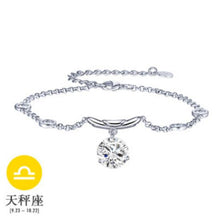 Load image into Gallery viewer, Wholesale Fashion present High Quality AAA Zircon 925 Sterling Silver 12 Constellation Gift Women Bracelets Bangles SZ27