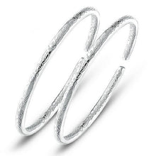 Load image into Gallery viewer, Wholesale Jewelry Fashion Sweet Bohemia Woman Man Child Fine Pattern 999 Sterling Silver Bracelet Bangles Adjustable SZ49
