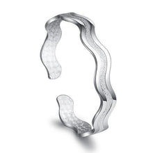 Load image into Gallery viewer, Wholesale Jewelry Fashion Sweet Bohemia Woman Man Child Fine Pattern 999 Sterling Silver Bracelet Bangles Adjustable SZ49