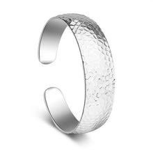 Carica l'immagine nel visualizzatore di Gallery, Wholesale jewelry Round Glossy Chaise Woman Child Fashion Exquisite Bangles 925 Sterling Silver Bracelet Adjustable SZ52