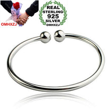 Load image into Gallery viewer, Wholesale jewelry round woman fashion star lucky bead 925 Sterling Silver adjustable Bangles SZ03