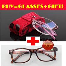 Load image into Gallery viewer, [ONE GLASSES+GIFT GLASSES] folding women READING glasses ultra light anti fatigue portable resin +1.0+1.5+2.0 +2.5 +3.0 +3.5 +4