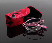 Load image into Gallery viewer, [ONE GLASSES+GIFT GLASSES] folding women READING glasses ultra light anti fatigue portable resin +1.0+1.5+2.0 +2.5 +3.0 +3.5 +4