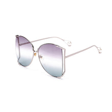Load image into Gallery viewer, ORELDIA 2023 Brand Pearl Semicircle Sunglasses Women Big Frame Gradient Sunglasses Women Oculos Unisex Glasses