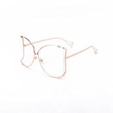 Load image into Gallery viewer, ORELDIA 2023 Brand Pearl Semicircle Sunglasses Women Big Frame Gradient Sunglasses Women Oculos Unisex Glasses