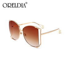Load image into Gallery viewer, ORELDIA 2023 Brand Pearl Semicircle Sunglasses Women Big Frame Gradient Sunglasses Women Oculos Unisex Glasses