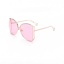 Load image into Gallery viewer, ORELDIA 2023 Brand Pearl Semicircle Sunglasses Women Big Frame Gradient Sunglasses Women Oculos Unisex Glasses