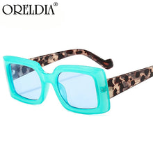 Carica l'immagine nel visualizzatore di Gallery, ORELDIA Colorful Square Sunglasses Ladies Candy Color Glasses Retro Rectangular Trend Sunglasses Sunglasses UV400 Men
