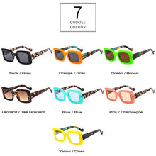 Carica l'immagine nel visualizzatore di Gallery, ORELDIA Colorful Square Sunglasses Ladies Candy Color Glasses Retro Rectangular Trend Sunglasses Sunglasses UV400 Men