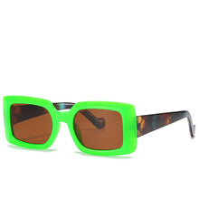 Carica l'immagine nel visualizzatore di Gallery, ORELDIA Colorful Square Sunglasses Ladies Candy Color Glasses Retro Rectangular Trend Sunglasses Sunglasses UV400 Men