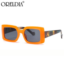 Carica l'immagine nel visualizzatore di Gallery, ORELDIA Colorful Square Sunglasses Ladies Candy Color Glasses Retro Rectangular Trend Sunglasses Sunglasses UV400 Men