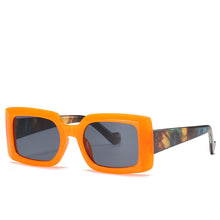 Carica l'immagine nel visualizzatore di Gallery, ORELDIA Colorful Square Sunglasses Ladies Candy Color Glasses Retro Rectangular Trend Sunglasses Sunglasses UV400 Men