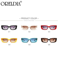 Load image into Gallery viewer, ORELDIA Retro Sunglasses Ladies Brand Designer Sunglasses Men Rectangular Small Frame Gradient Color Glasses UV400