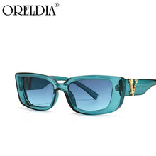 Load image into Gallery viewer, ORELDIA Retro Sunglasses Ladies Brand Designer Sunglasses Men Rectangular Small Frame Gradient Color Glasses UV400