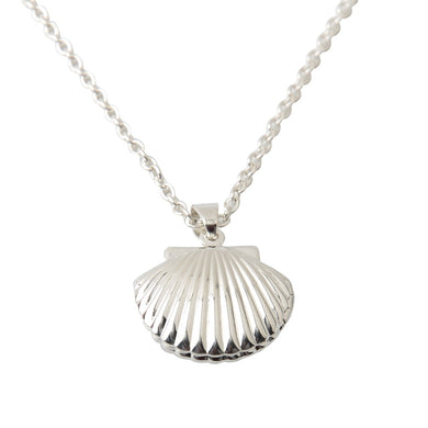 Brand Seashell Locket Pendant Gold Locket Gold Brass Sea Shell Necklace 10#0.76