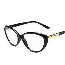 Carica l&#39;immagine nel visualizzatore di Gallery, OUTMIX Donne Cat Eye Anti Luce Blu Occhiali 2022 Trend Cateye Nero Cornice Miopia Specchio Ottico Femminile per la Guida All&#39;aperto