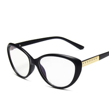 Carica l&#39;immagine nel visualizzatore di Gallery, OUTMIX Donne Cat Eye Anti Luce Blu Occhiali 2022 Trend Cateye Nero Cornice Miopia Specchio Ottico Femminile per la Guida All&#39;aperto
